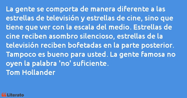 Frases de Tom Hollander