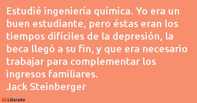 Frases de Jack Steinberger