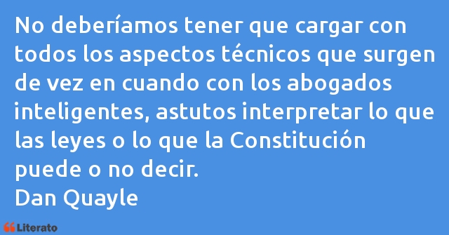 Frases de Dan Quayle