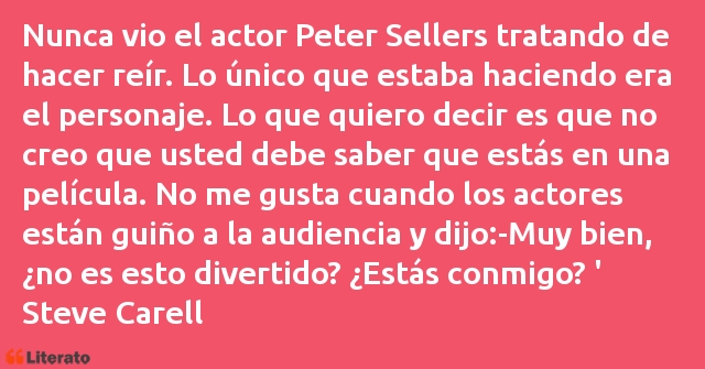 Frases de Steve Carell