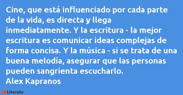 Frases de Alex Kapranos