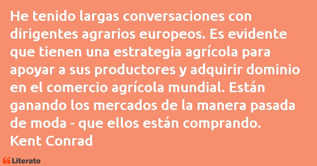 Frases de Kent Conrad