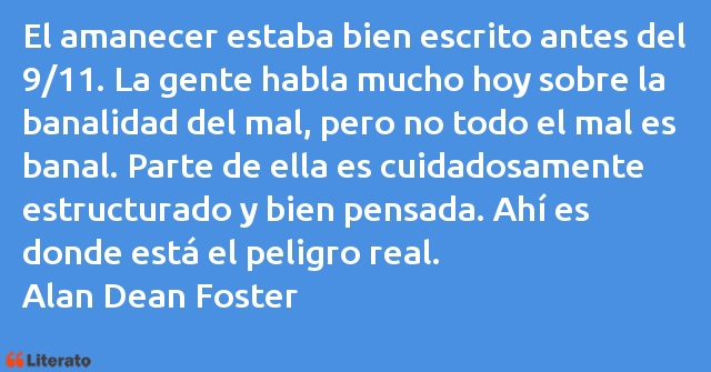 Frases de Alan Dean Foster
