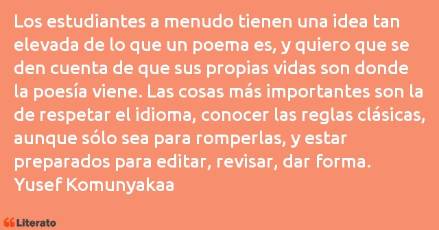 Frases de Yusef Komunyakaa