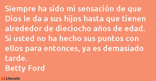 Frases de Betty Ford