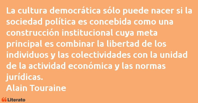 Frases de Alain Touraine