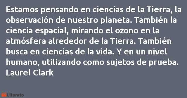 Frases de Laurel Clark