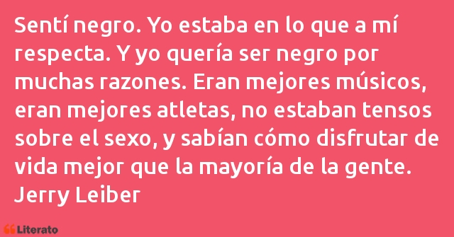 Frases de Jerry Leiber