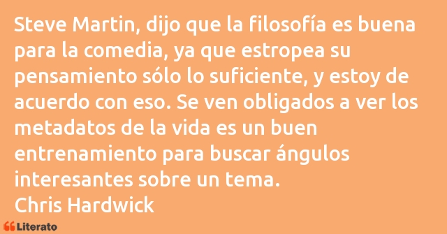 Frases de Chris Hardwick