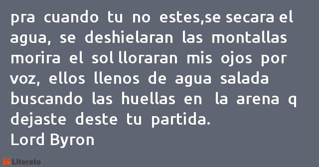 Frases de Lord Byron