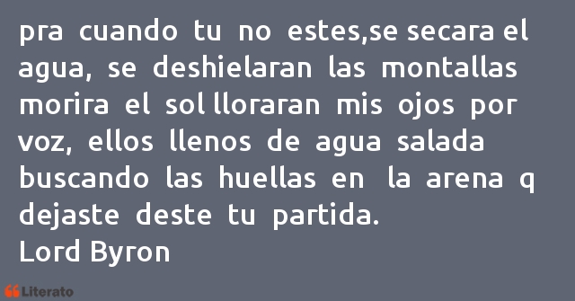 Frases de Lord Byron