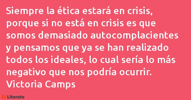 Frases de Victoria Camps