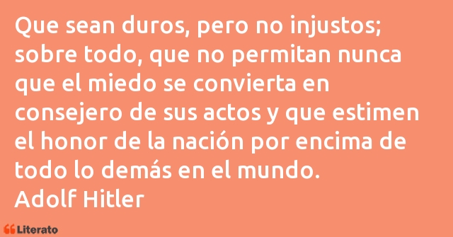 Frases de Adolf Hitler