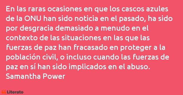 Frases de Samantha Power