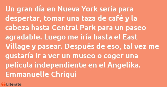 Frases de Emmanuelle Chriqui