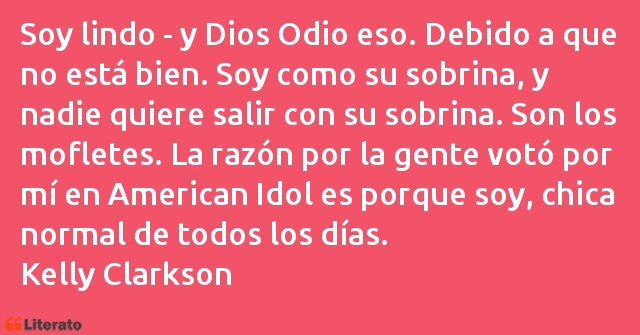 Frases de Kelly Clarkson