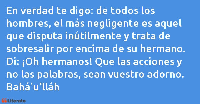 Frases de Bahá'u'lláh