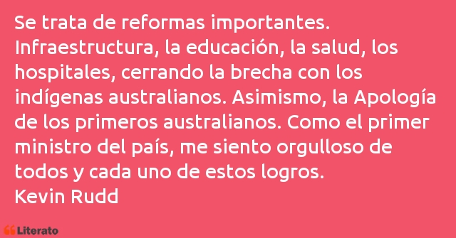 Frases de Kevin Rudd