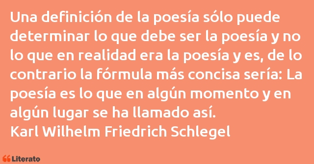 Frases de Friedrich Schlegel