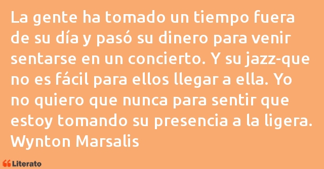 Frases de Wynton Marsalis