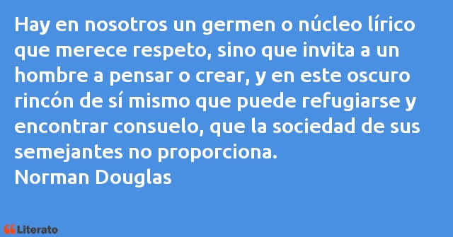 Frases de Norman Douglas