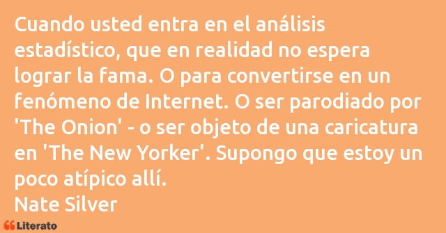 Frases de Nate Silver