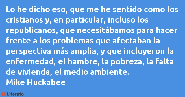 Frases de Mike Huckabee