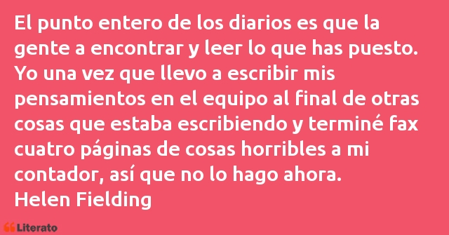 Frases de Helen Fielding