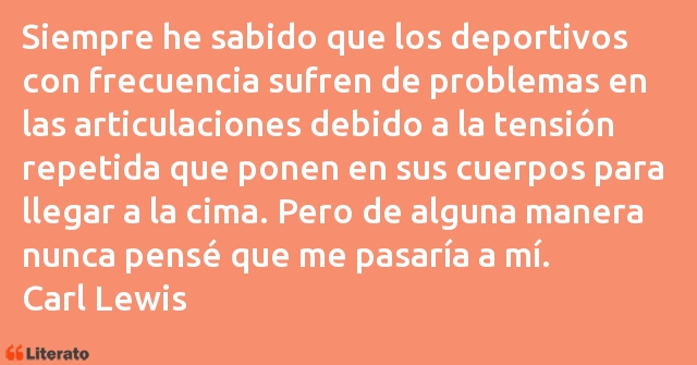 Frases de Carl Lewis