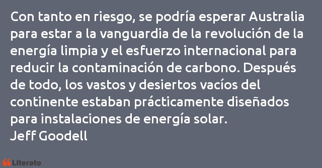 Frases de Jeff Goodell