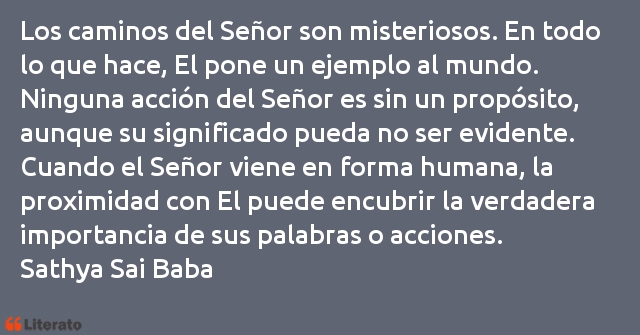 Frases de Sathya Sai Baba