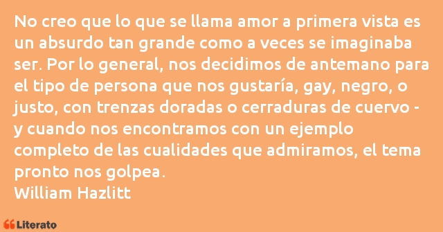 Frases de William Hazlitt