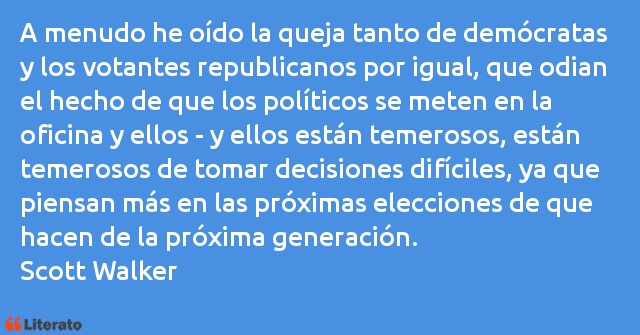 Frases de Scott Walker