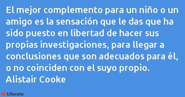 Frases de Alistair Cooke