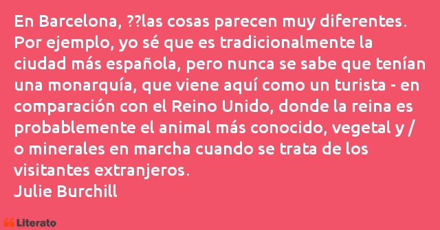 Frases de Julie Burchill