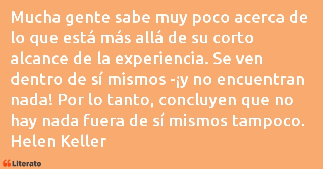 Frases de Helen Keller