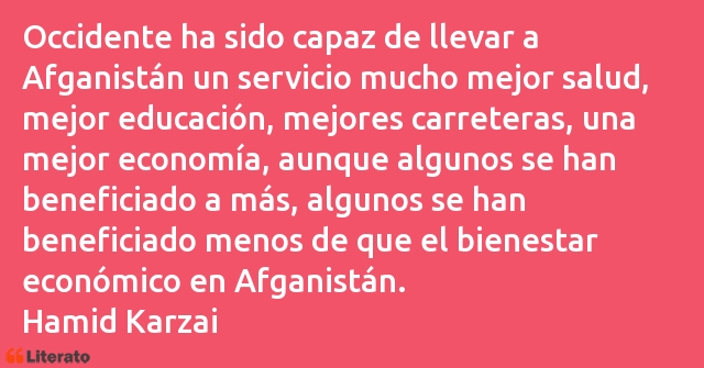 Frases de Hamid Karzai