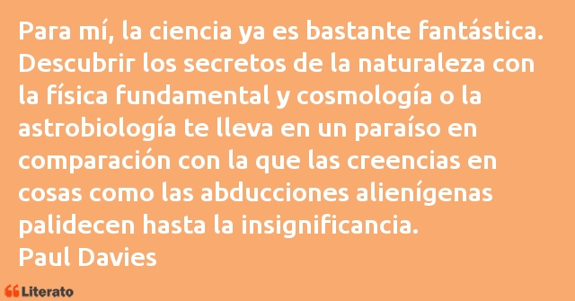 Frases de Paul Davies