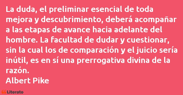 Frases de Albert Pike