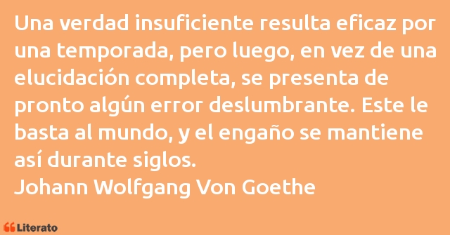 Frases de Johann Wolfgang Von Goethe