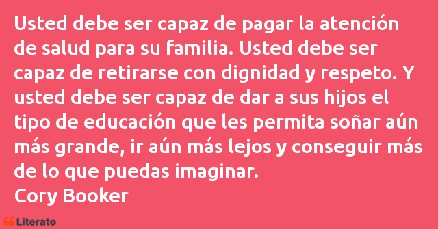 Frases de Cory Booker