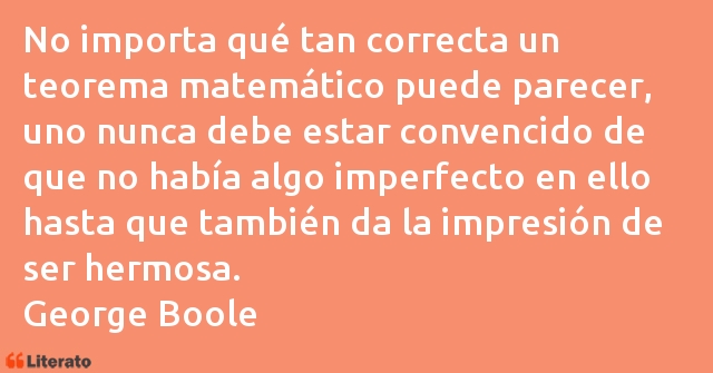 Frases de George Boole