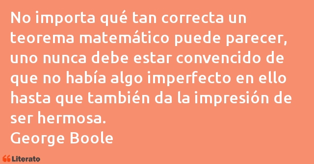Frases de George Boole