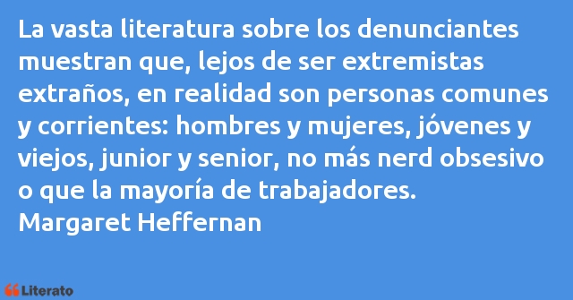 Frases de Margaret Heffernan