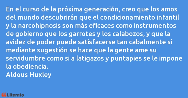 Frases de Aldous Huxley