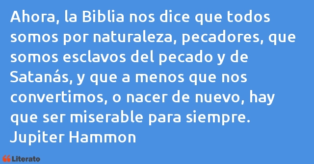 Frases de Jupiter Hammon