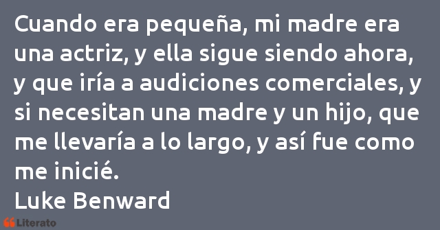 Frases de Luke Benward