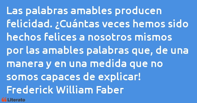 Frases de Frederick William Faber