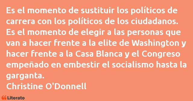 Frases de Christine O'Donnell