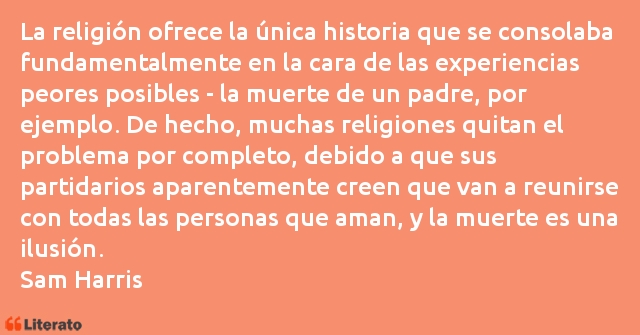 Frases de Sam Harris